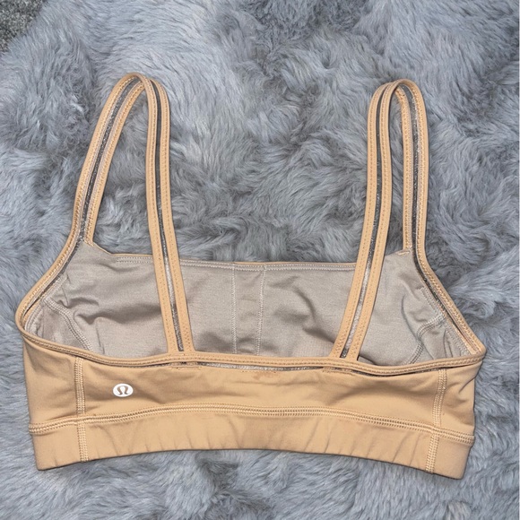 lululemon athletica Other - Lululemon Athletica Women’s Straight Up Sports Bra Neutral Tan Size 6